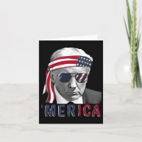 Merica Trump Joyeux 4 juillet Trump Drapeau Améric