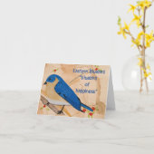 Carte Merlebleu de l'Est (Fleur jaune)
