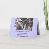 Carte Merles de ressort de Carte-Tôt de salutation dans (Dos)