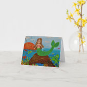 Carte mermai (Fleur jaune)