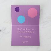 Carte Mermaid 8e anniversaire pour fille (Intérieur)