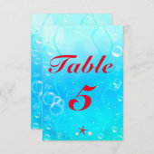 Carte Mermaid Beach Sea Party (Devant / Derrière)