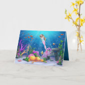 Carte Mérmaid Célèbre (Fleur jaune)
