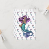 Carte Mermaid Iole (Devant/Arrière en situation)
