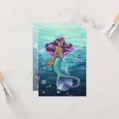 Carte Mermaid Iole (Devant/Arrière en situation)