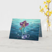 Carte Mermaid Iole (Fleur jaune)