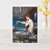 Carte Mermaid, John William Waterhouse (Fleur jaune)