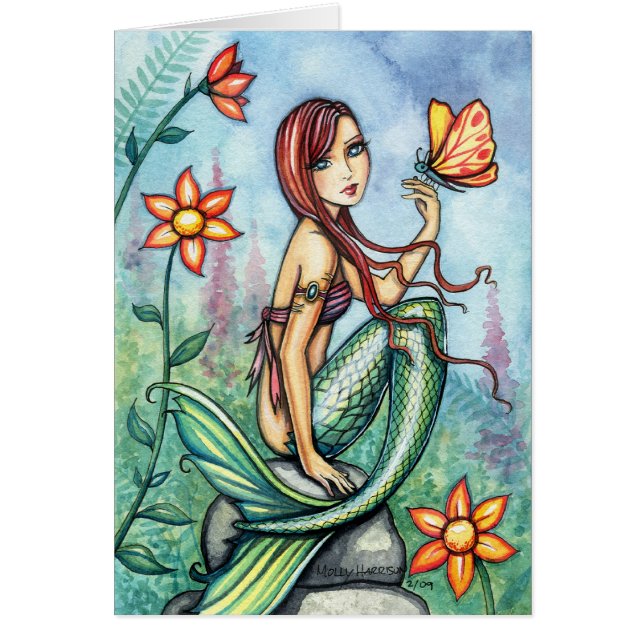Carte Mermaid Jungle (Devant)