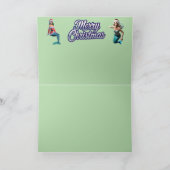Carte Mermaid Noël drôle de vacances (Intérieur)