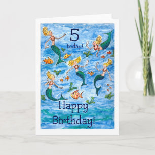 Carte Mermaids 5e anniversaire