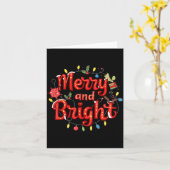Carte Merry And Bright Moody And Uptight Christmas Coupl (Fleur jaune)