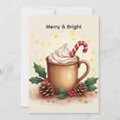 Carte Merry & Bright Christmas Coffee (Devant)
