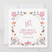 Carte Merry & Bright Christmas Greeting Card (Dos)