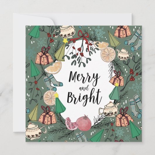 Carte Merry card (Devant)