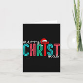 Carte Merry Christ Mas Christian God Matching Christmas (Devant)