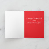 Carte Merry Christmas (Intérieur)