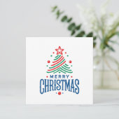 Carte Merry Christmas 1 (Debout devant)