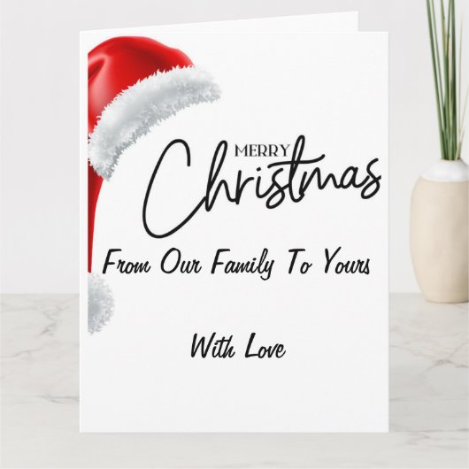 Carte Merry Christmas Card (Devant)