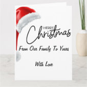 Carte Merry Christmas Card (Devant)