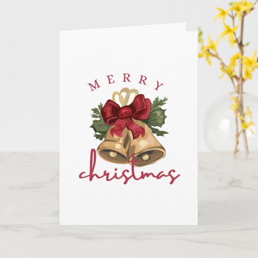 Carte Merry Christmas Card (Fleur jaune)