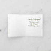 Carte Merry Christmas Deer (Intérieur)