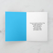 Carte Merry Christmas Freeze, Uncle! Santa With Cop Car (Intérieur)