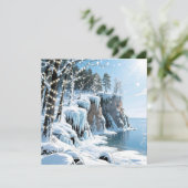 Carte Merry Christmas from Door County, Wisconsin (Debout devant)