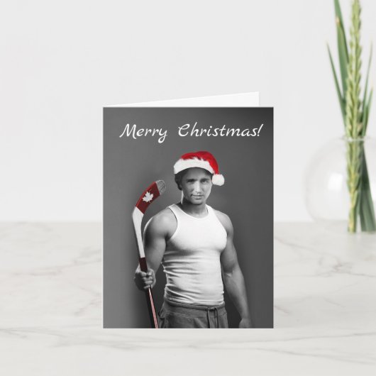 Carte Merry Christmas from Hunky Justin (Devant)
