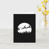 Carte Merry Christmas Funny Quote For Xmas Lovers  (Fleur jaune)