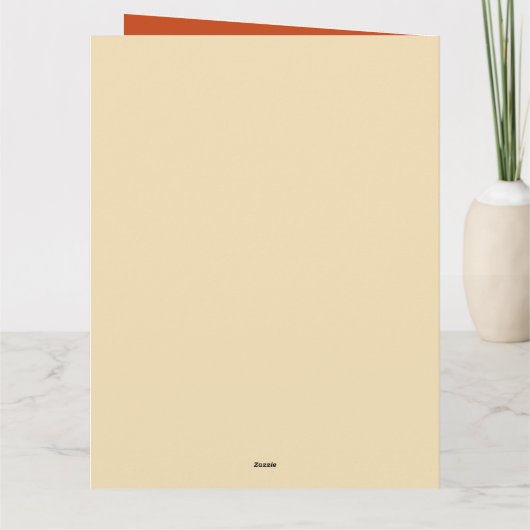 Carte Merry Christmas in Rome Custom Holiday Card (Dos)