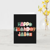 Carte Merry Christmas Jesus Is The Gift To The World Chr (Fleur jaune)