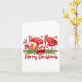 Carte Merry Christmas Lights Hairstylist Tool Hairdresse (Fleur jaune)