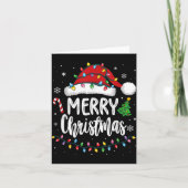 Carte Merry Christmas Matching Family Lights Xmas Men Wo (Devant)