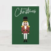 Carte Merry Christmas Nutcracker - Classic Holiday Card (Devant)