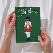 Carte Merry Christmas Nutcracker - Classic Holiday Card