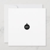 Carte MERRY CHRISTMAS ORNAMENT Ajouter Votre Photo (Dos)