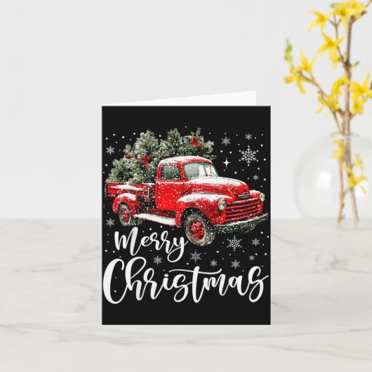 Carte Merry Christmas Reindeer Elf Santa Cruise Ships Xm (Fleur jaune)