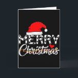 Carte Merry Christmas Santa Claus Funny Family<br><div class="desc">Merry Christmas Santa Claus Funny Family</div>