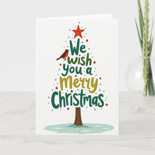 Carte Merry Christmas Snowman Grandson Card (Devant)