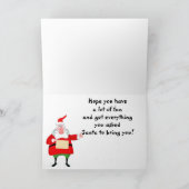 CARTE MERRY CHRISTMAS SPECIAL *CARTE DE 5 ANS* (Intérieur)