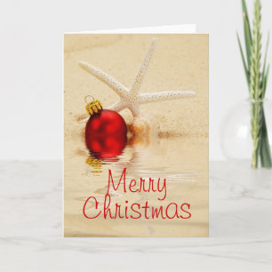 Carte Merry Christmas Starfish