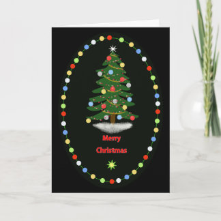 Carte Merry Christmas Tree
