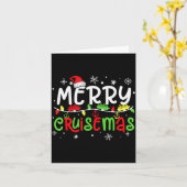 Carte Merry Cruisemas Christmas Xmas Cruise Family Pajam (Fleur jaune)