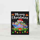 Carte Merry Cruisemas Xmas Lighting Santa Cruise Ship Ch (Devant)