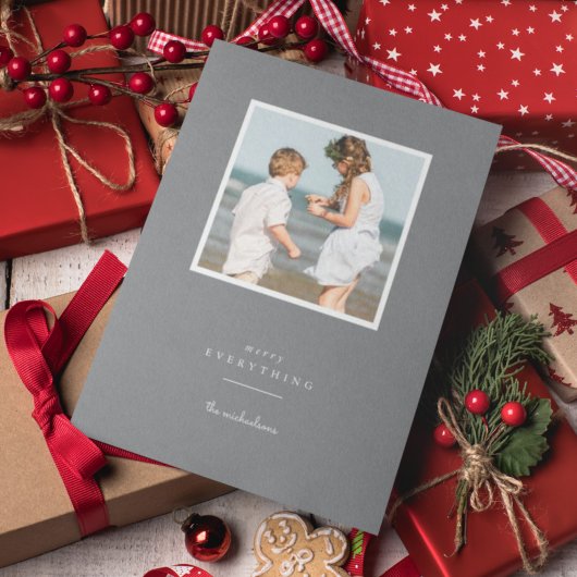 Carte MERRY EVERYTHING Add Your photo