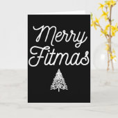 Carte Merry Fitmas For Christmas Workout Xmas Gym Holida (Fleur jaune)