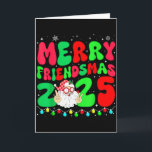 Carte Merry Friendsmas 2025 Christmas Friends Matching P<br><div class="desc">Merry Friendsmas 2025 Christmas Friends Matching Pajama Xmas</div>