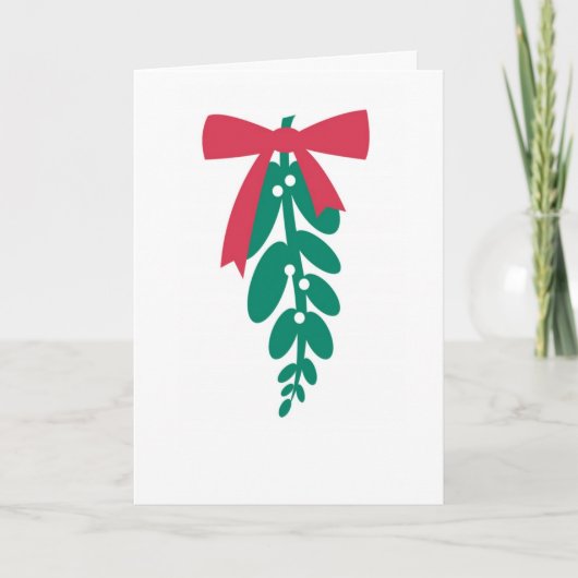 Carte Merry Kissmas WagsToWish_Mistletoe (Devant)