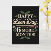 Carte Merry Leon Day Noel Ckwards Funny Christmas Counte (Fleur jaune)