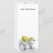 Carte Merry Mice Mic & Mac Signet de vacances (Dos)